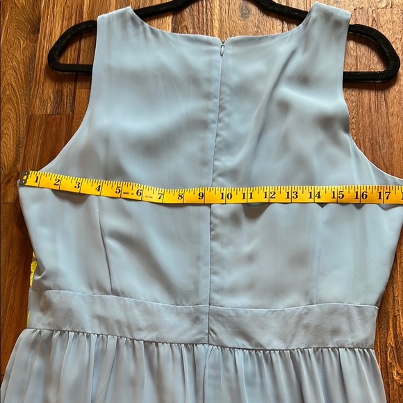 Gianni Bini Vibrant Blue and Lime Maxi Dress - Picture 11 of 12